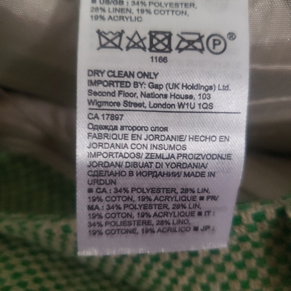 Banna Republic Preppy 6 Academia Holiday Tweed Suite Jacket Short Set - Picture 8 of 10